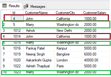 [Solved]-Find all Duplicate Rows based on One or Two columns