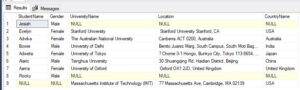 SQL FULL join with more than two tables