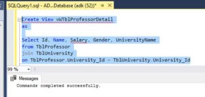 advantage and disadvantage of view in dbms