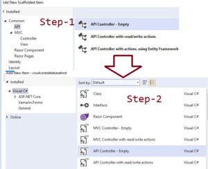 Creating Empty Controller