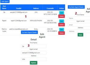 Crud operations in React Js with Axios and Rest API