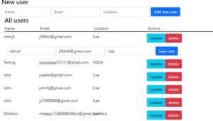 React JS CRUD Example step by step